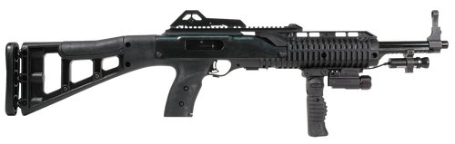 Hi-Point 995FGFLLAZTS 995TS Carbine 9mm Luger 16.50" 10+1 Black All Weather Molded Stock W/Forward Folding Grip, Weapon-Mounted Flashlight and Laser