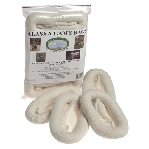 Alaska Game Bags Guide Series Rolled Quarter Game Bag Double Weight 48" Quarter Bags 24