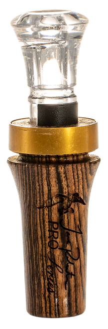 Duck Commander DCPROB Pro Series Bocote Open Call Double Reed Mallard Hen Sounds Attracts Ducks Brown Wood