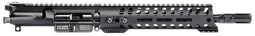 Patriot Ordnance Factory  Minuteman Complete Upper 5.56x45mm NATO 10.50" Black Nitride Barrel Aluminum Black Anodized Receiver 9" M-LOK Handguard Lo Pro DI Gas Block (Mid Length)