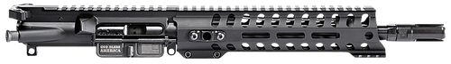 Patriot Ordnance Factory  Minuteman Complete Upper 5.56x45mm NATO 10.50" Black Nitride Barrel Aluminum Black Anodized Receiver 9" M-LOK Handguard Lo Pro DI Gas Block (Mid Length)
