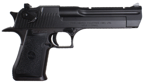 Magnum Research DE44CA Desert Eagle Mark XIX *CA Compliant 44 Rem Mag 6" 8+1 Black Carbon Steel Frame & Slide Black Rubber Grip