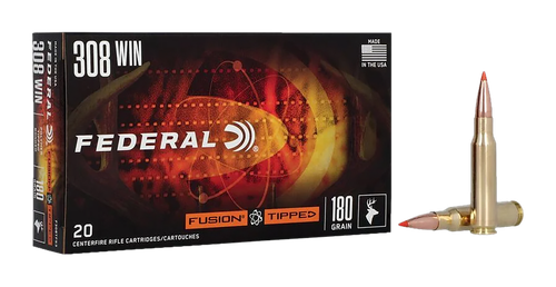 Federal F308TFS3 Fusion  308Win 180gr Bonded Soft Point 20 Per Box/10 Case