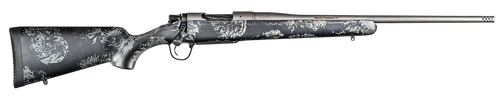 Christensen Arms 8010119000 Mesa FFT 7mm PRC 3+1 22" Threaded Barrel, Tungsten Gray Cerakote, Black with Gray Webbing Stock
