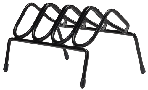 SnapSafe 75820 Pistol Rack  Black PVC Coated Steel Holds 4 Handgun