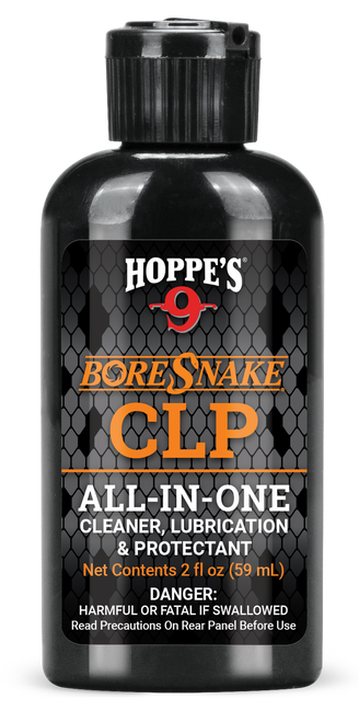 Hoppe's HSO BoreSnake Oil CLP Cleans Lubricates Prevents Rust Pinpoint Applicator 2 oz. Squeeze Bottle
