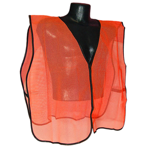 Radians SVO Safety Vest  OSFA Orange Polyester Mesh