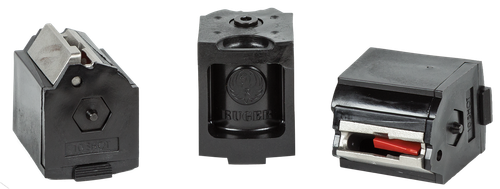 Ruger 90451 BX-1 Value Pack 10rd Magazine Fits Ruger 10/22/SR/American Rimfire/77/Charger 22LR Rotary Black 3 Pack