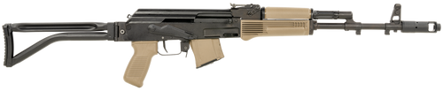 Arsenal SAM7SF-84EFDEM SAM7SF 84E 7.62x39mm 16.33" 10+1, Black Rec, Folding Stock, FDE Polymer Grip/Handguard, Muzzle Brake, Ambi Safety, Adj. Sights, Enhanced FCG