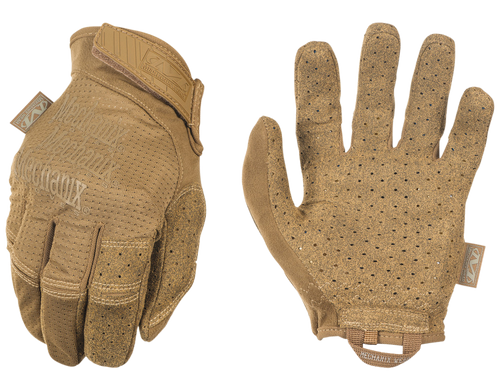 Mechanix Wear MSV72009 Specialty Vent  Coyote Synthetic Leather Medium Hook & Loop Closure