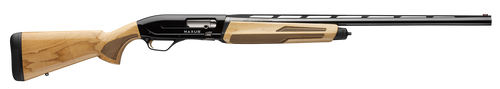 Browning 011778205 Maxus II Hunter Full Size 12 Gauge Semi-Auto 3" 4+1 26" Matte Blued Vent Rib Barrel, Matte Black Aluminum Receiver, Adjustable Shim Gloss AAAA Maple Wood Stock
