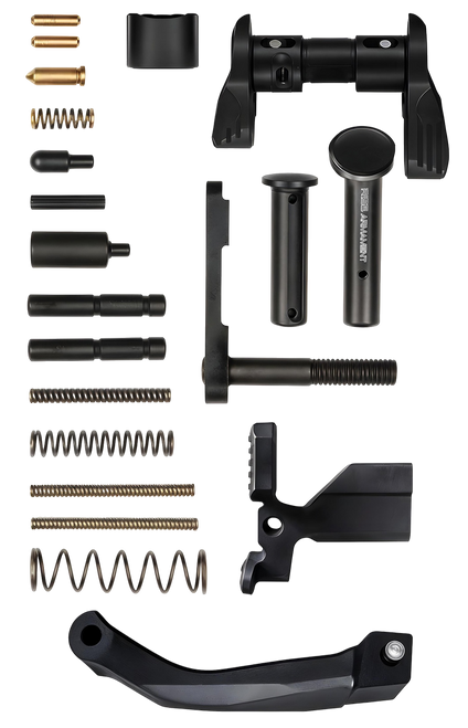 Rise Armament 12003ADV Premium Lower Parts Kit Black Aluminum
