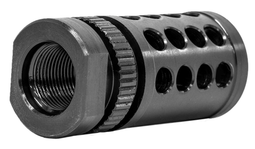 GrovTec US Inc GTHM318 G-Nite Flash Suppressor Black Nitride Steel with 5/8"-24 tpi Threads for 308 Cal