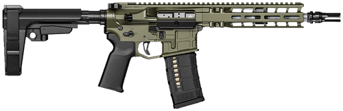 Radian Weapons R0505 Model 1 Pistol 300 Blackout 30+1 9", OD Green Billet Rec/M-Lok Handguard, Smooth Buffer Tube (No Brace), Magpul Grip, Ambi Controls, Dead Air QD Flash Hider, Adj. Trigger