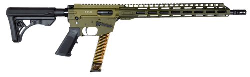 Freedom Ordance FX9R16-ODG FX9R  9mm Luger 33+1 16" Black Anodized Barrel, OD Green Anodized Receiver w/Picatinny Rail, M-LOK Handguard, Leapers Adjustable Black Polymer Stock, B5 P Type Grip