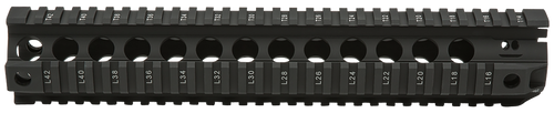 BCM QRF12556BLK QRF  12" Free-Floating Style Made of Aluminum with Black Anodized Finish & Picatinny Rail for AR-Platform