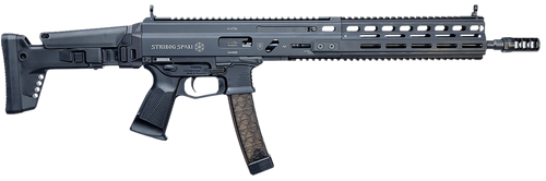 Grand Power 810091157961 Stribog SP9A1 9mm Luger Picatinny Rail, Black Polymer Grip