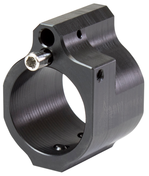 Odin Works GBADJ Gas Block Low Profile .750" Black Nitride Carbon Steel