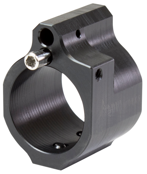 Odin Works GBADJ Gas Block Low Profile .750" Black Nitride Carbon Steel