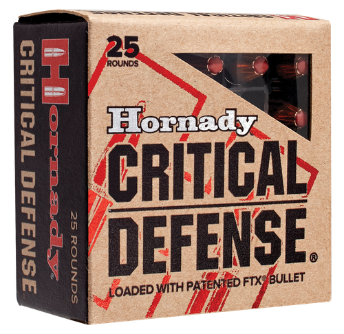 Hornady 90500 Critical Defense  357Mag 125gr Hornady Flex Tip eXpanding 25 Per Box/10 Case