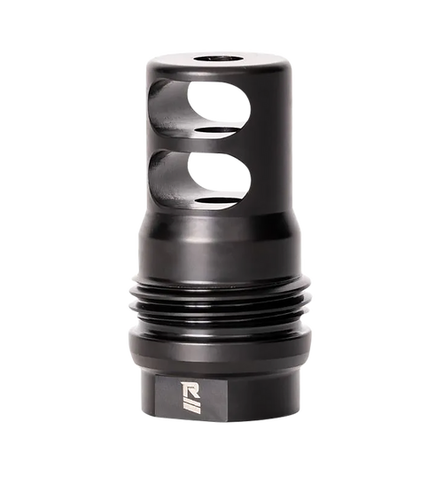 Rugged Suppressor MB010 2 Port Brake  Black for 1/2"-28 tpi Threads & 2.16" OAL for 5.56x45mm NATO Radiant762, Surge762, Razor762 & Micro30 Suppressors