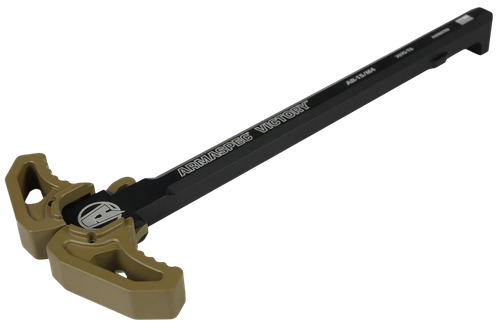Armaspec ARM161-FDE Victory Charging Handle Flat Dark Earth Aluminum Ambidextrous Hand