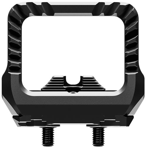 Radian Weapons G1502 Guardian Optic Guard w/Stealth Sights Black Anodized Hardcoat Aluminum EPS Mount Compatible w/Glock MOS Handgun