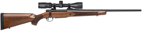 Mossberg 27941 Patriot  270 Win Caliber with 5+1 Capacity, 22" Fluted Barrel, Matte Blued Metal Finish & Walnut Stock Right Hand (Full Size) Includes Vortex Crossfire II 3-9x40mm Scope