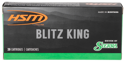 HSM 2225020N Varmint  22-250 Rem 55 gr Sierra BlitzKing 20 Per Box/ 25 Case