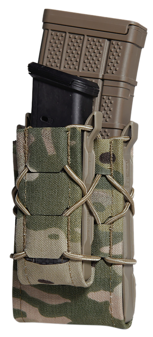 High Speed Gear 24DD00MC TACO Gen 2 Double Decker Multi-Cam Nylon Laminate MOLLE Mount Pistol/Rifle