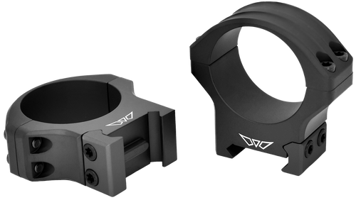 Warne 8521M HyperLite  Matte Black MagnaFusion Alloy 34mm Tube Medium Maxima/Weaver/Picatinny