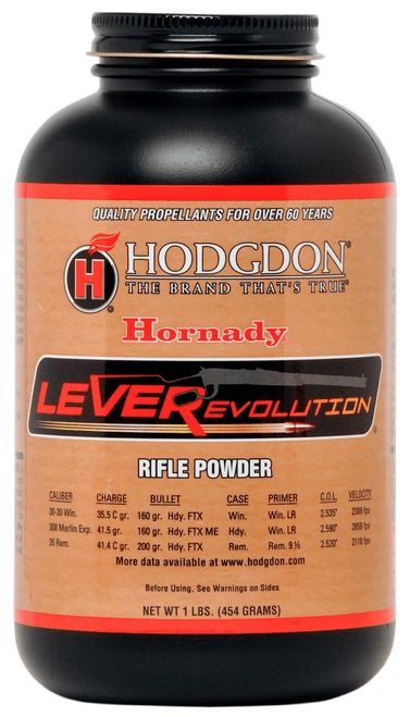 Hodgdon HLR1 LEVERevolution Rifle Powder 1LB