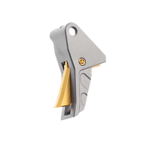 Tyrant CNC TDECHETRIGGREY/GOLD I.T.T.S Trigger Grey/Gold Fits Springfield Echelon