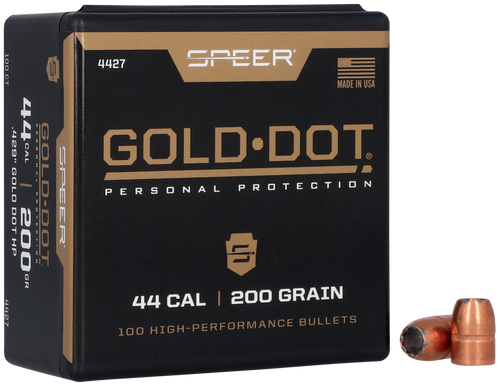 Speer 4427 Gold Dot Personal Protection 44Cal 200gr Hollow Point 50 Per Box/5 Case