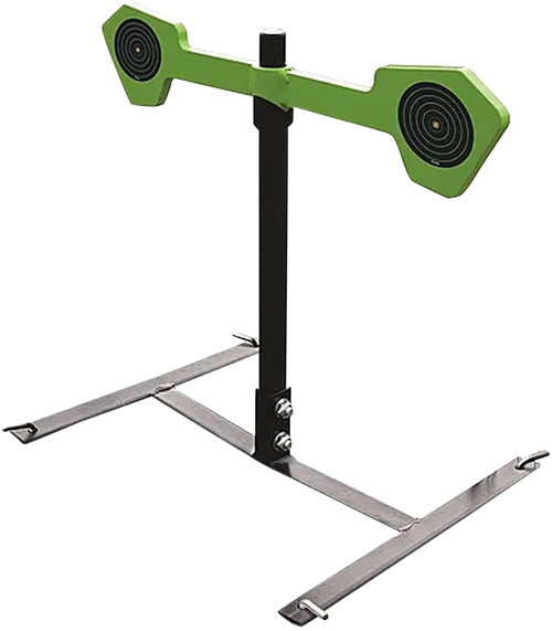 SME SMEHGS Spinning Target  Handgun Steel Black/Green Circle Illustration Impact Enhancement Motion