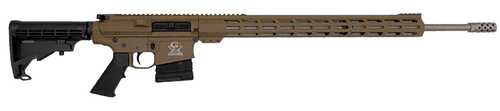 Great Lakes Firearms GL10243SSBRZ GLFA  243 Win 5+1 24" Stainless Threaded Barrel, Picatinny Rail Aluminum Receiver, Adjustable Black Synthetic Stock, Mil-spec Polymer Grip
