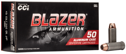 CCI 3584 Blazer Handgun 45Colt 200gr Jacketed Hollow Point 50 Per Box/20 Case