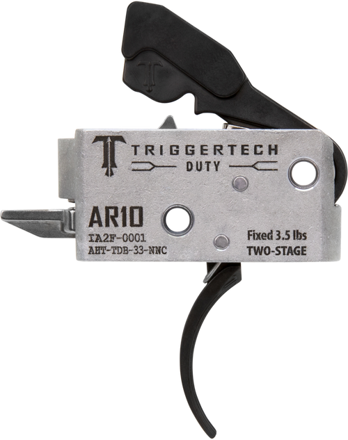 TriggerTech AHTTDB33NNC Duty  Curved Trigger Two-Stage 3.50 lbs Draw Weight Fits AR-10