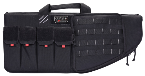 GPS Bags T30ARB Tactical AR Case 30" Black 1000D Nylon with Mag & Storage Pockets, Lockable Zippers, External Handgun Pocket & DuPont Teflon Coating