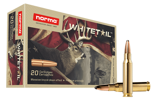 Norma Ammunition 20177672  Whitetail 30-30Win 150gr Soft Point 20 Per Box/10 Case