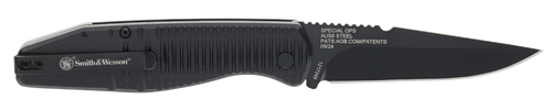 Smith & Wesson Knives 1215357 Special Ops  Full Size 3.40" Folding Drop Point Plain AUS-8A SS Blade Aluminum Handle