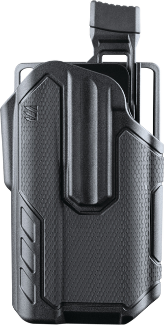 Blackhawk 419001BBR Omnivore  OWB Black Polymer Belt Slide Fits Most Semi  Autos w/SureFire X300/X300U-A Lights Right Hand
