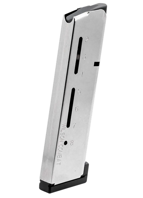 Wilson Combat 500AHD ETM  8rd Detachable w/ Aluminum Floor Plate 45 ACP+P Fits Wilson Combat 1911 Elite Tactical Stainless Steel