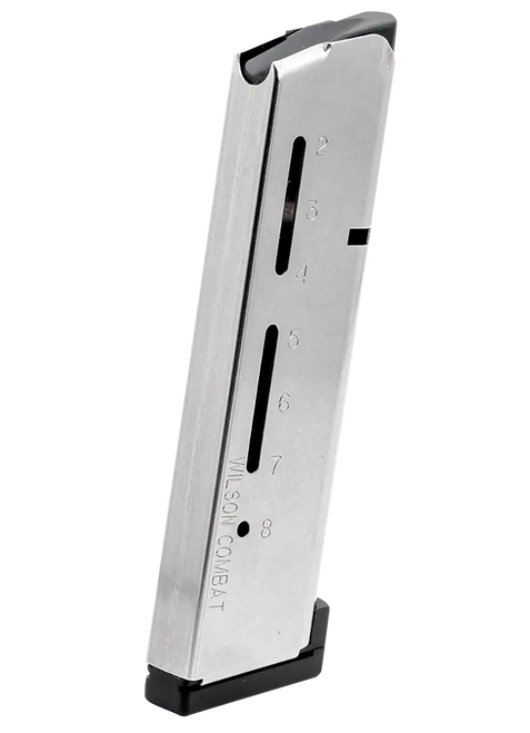 Wilson Combat 500AHD ETM  8rd Detachable w/ Aluminum Floor Plate 45 ACP+P Fits Wilson Combat 1911 Elite Tactical Stainless Steel