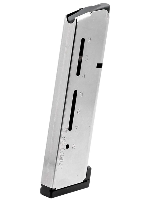 Wilson Combat 500AHD ETM  8rd Detachable w/ Aluminum Floor Plate 45 ACP+P Fits Wilson Combat 1911 Elite Tactical Stainless Steel