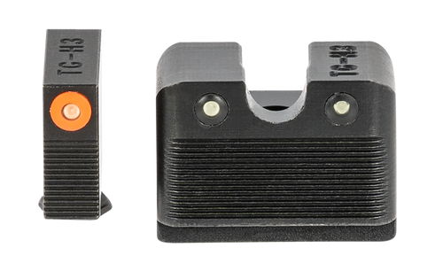 TruGlo TG231G2MC Tritium Pro  Black | Green Tritium Orange Outline Front Sight Green Tritium Rear Sight