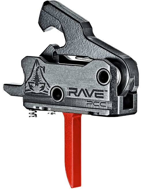 Rise Armament T017FPCCRED Rave Pistol Caliber Carbine Black/Red Single-Stage