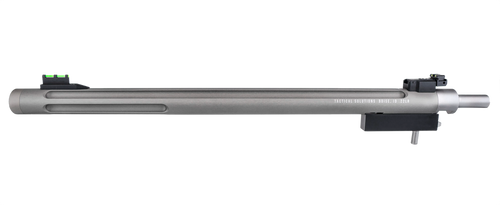 Tactical Solutions 1022TDGMG X-Ring Barrel 22 LR 16.50" Gunmetal Gray Finish  Aluminum Material Bull with Fluting, Threading & Sights for Ruger 10/22 Takedown