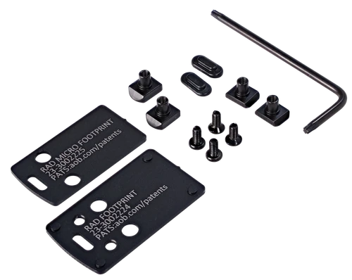Crimson Trace 013000054 CT RAD Mounting Kit CT RAD Footprint/Dovetail, S&W Shield/Shield Plus/Shield EZ/M&P/M&P 2.0