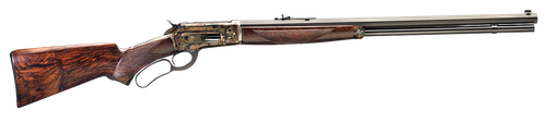 Davide Pedersoli 010S738457 1886 Sporting Full Size 45-70 Gov 8+1 26" Blued Octagon Steel Barrel, Blued Steel Receiver, Walnut Fixed Stock, Right Hand